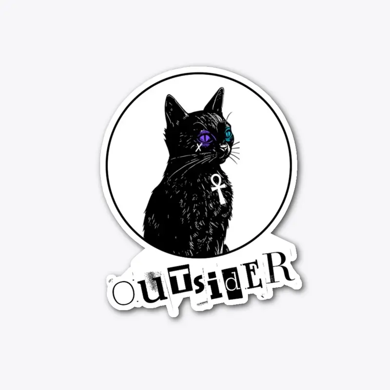 Outsider Black Cat Logo 